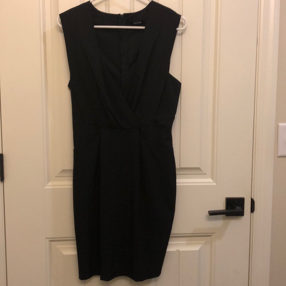 Black mini dress